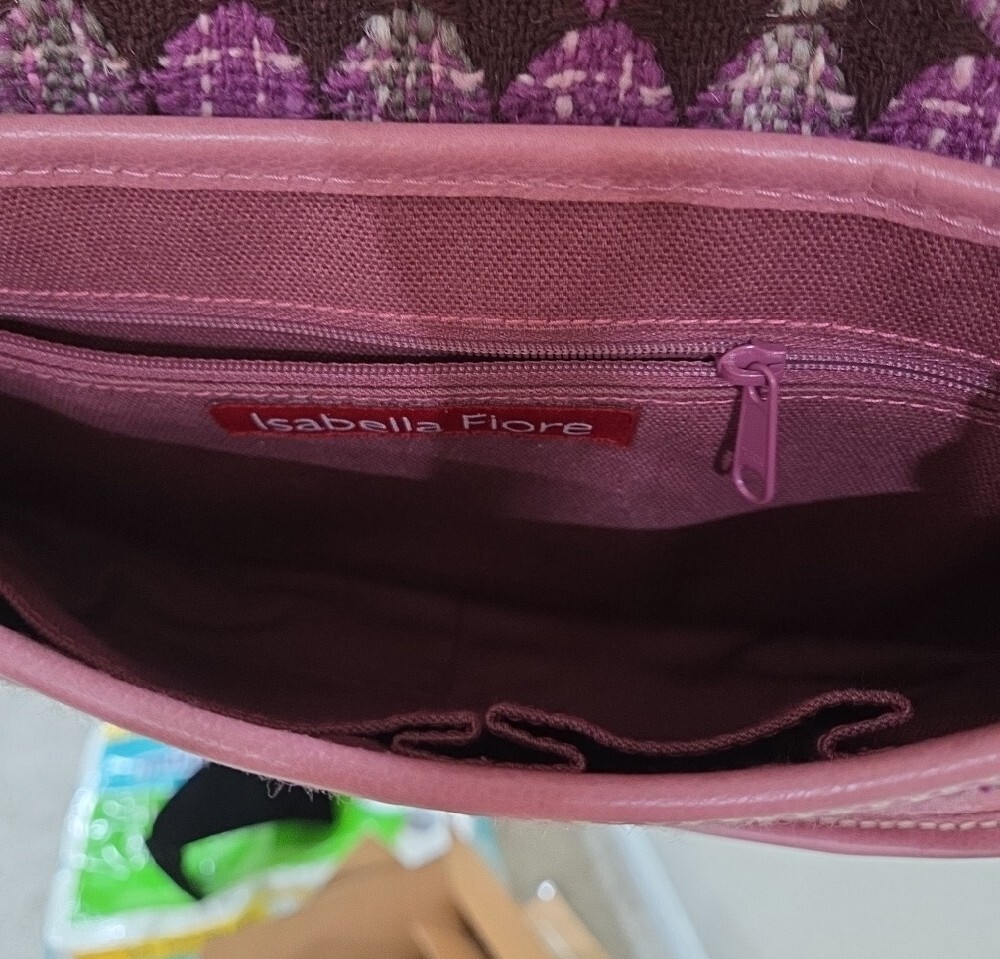 Isabella FIORE Women’s Pink Patterned Shoulder Bag - Picture 4 of 5